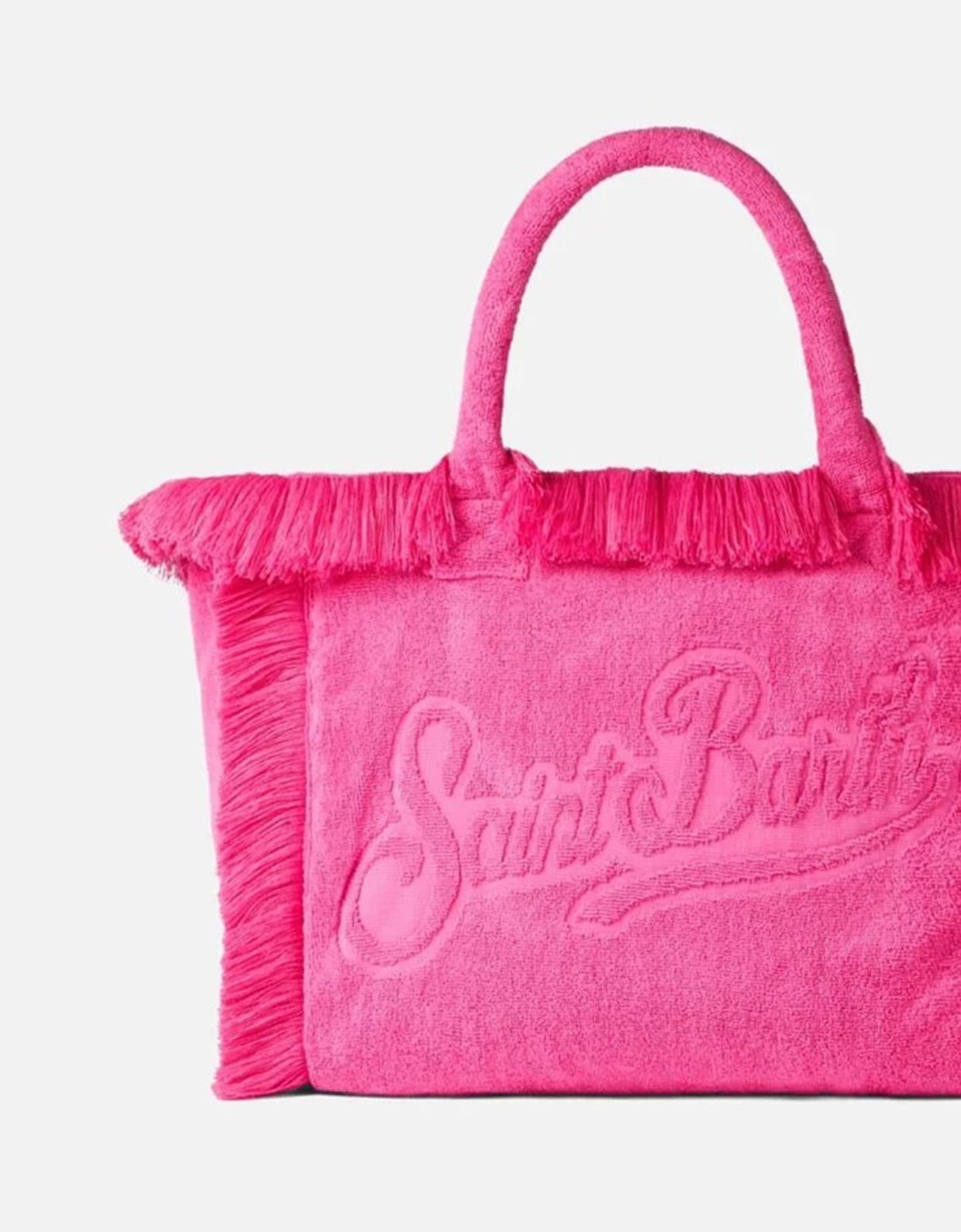 MC2 Saint Barth Vanity terry embossed bag fuchsia